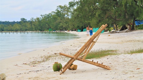 La plage a lIle Kohrong Sihanouville Tamtours