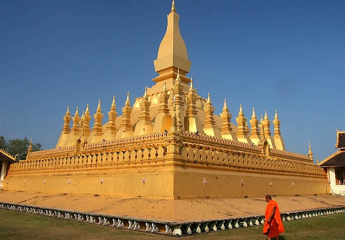 Pha That Luang Vientiane Laos 1234