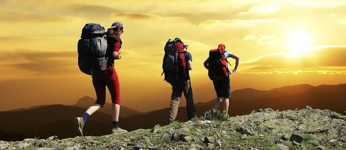 Randonnee dans la montagne.
